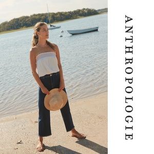 Anthropologie Pilcro Ultra High-Rise Cropped Wide-Leg Jeans